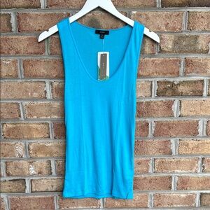 J Crew turquoise blue tank top, size medium, NWT